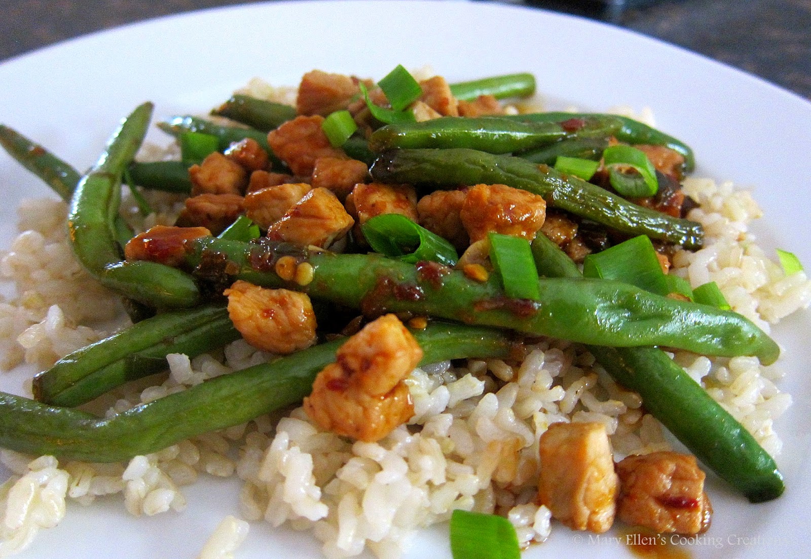 Mary Ellen's Cooking Creations Chinese Green Beans with Pork