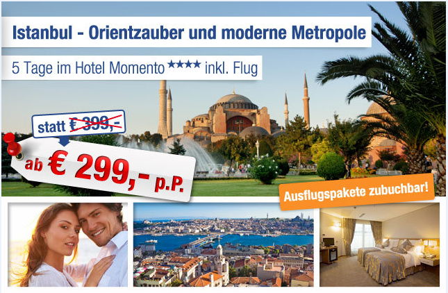 Istanbul Urlaub Mit Flug Und Hotel Günstig