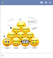 Math class smileys for Facebook