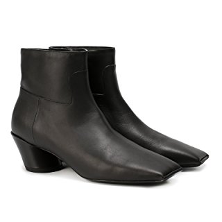 Giày nữ Balenciaga Women"s 444729Wayi01000 Black Leather Ankle Boots 71oaRzJokiL.SR320%252C320_