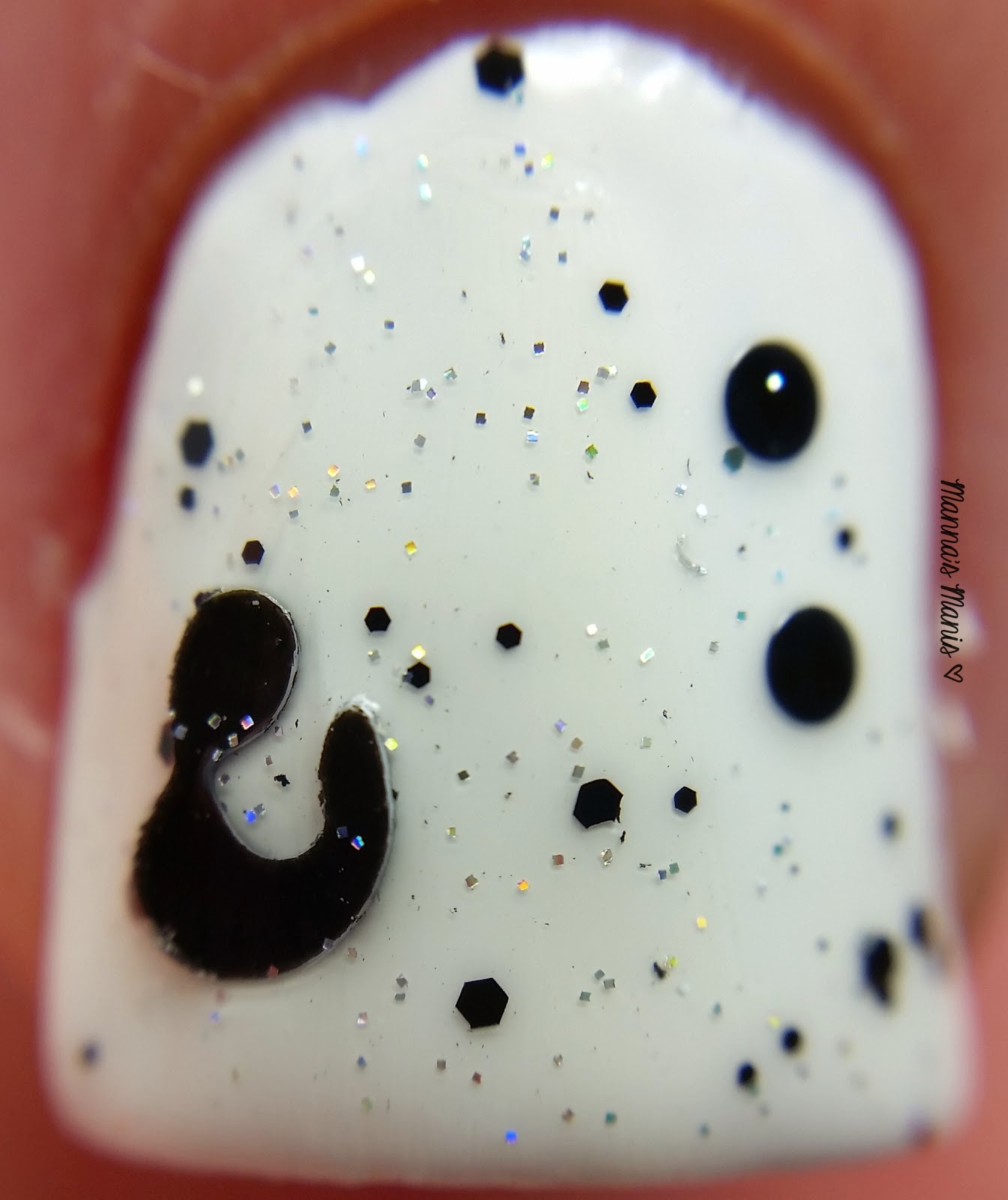 kbshimmer spot sign, a leopard glitter nail polish