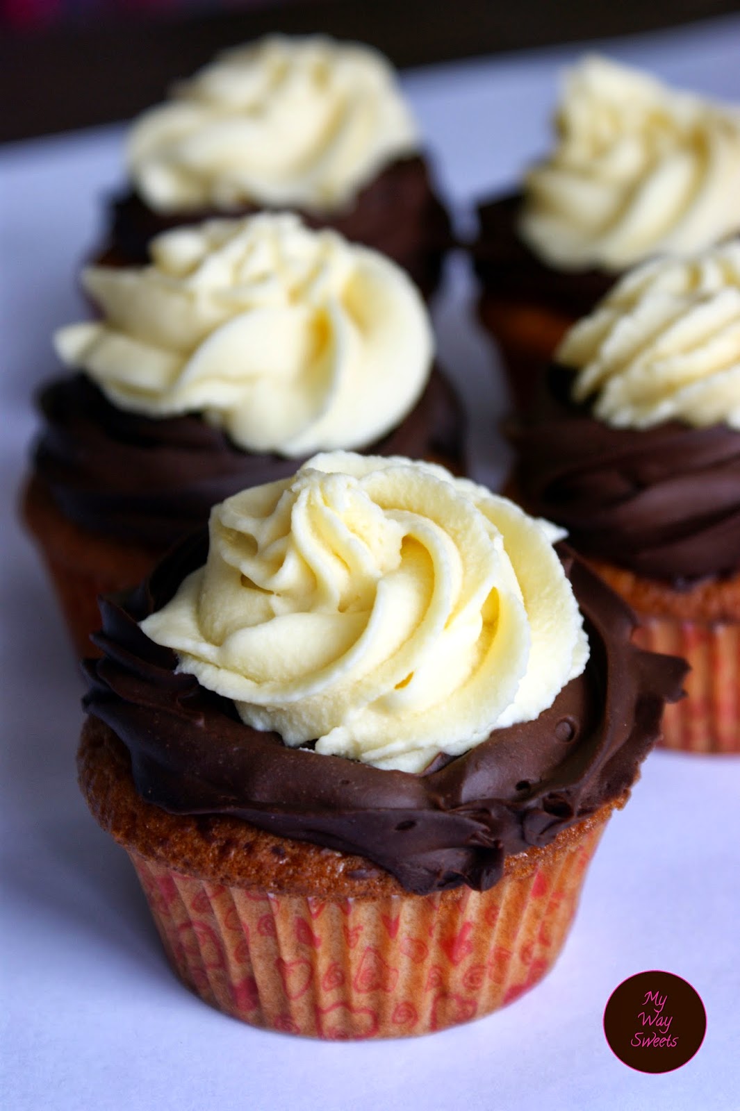 waniliowe muffiny z czekoladą