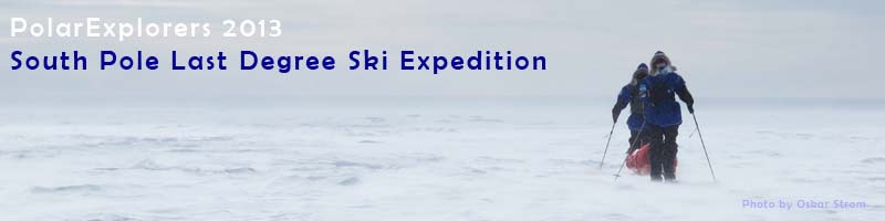 PolarExplorers 2013 South Pole Ski Expedition
