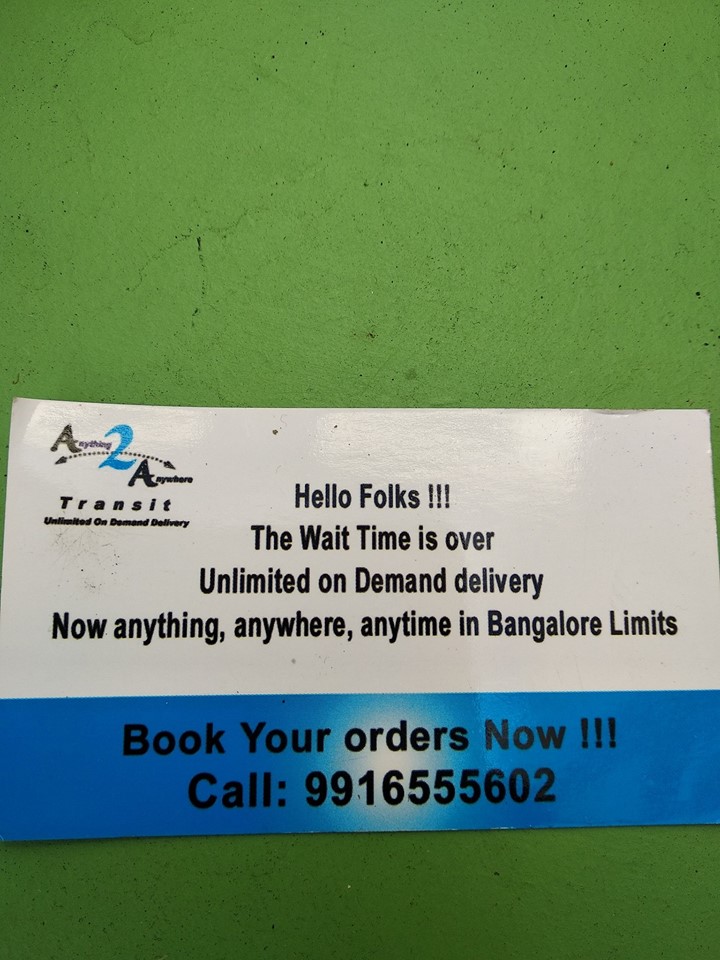 Home Delivery Service in Bangalore