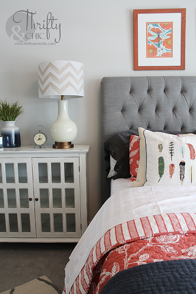 Guest Bedroom decorating idea and model home tour