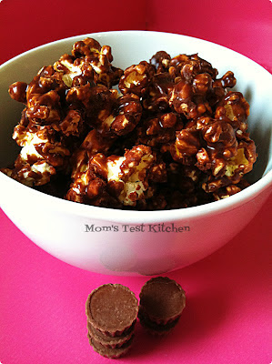 Mom's Test Kitchen: Peanut Butter Cup Popcorn
