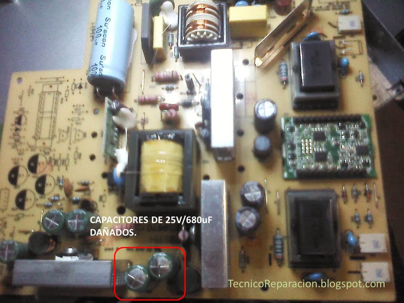 Monitor HP L1706 No Enciende y HP L1710 Se Apaga Reparación Técnica