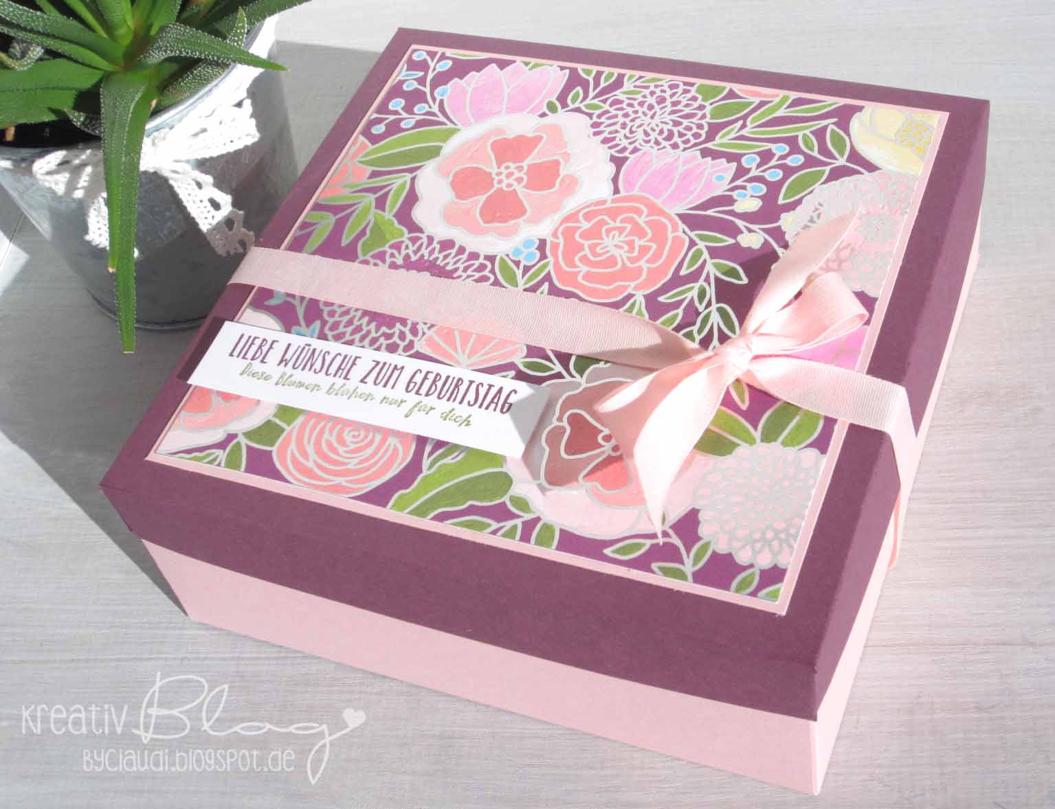 Kreativ Blog By Claudi Liebe Wunsche Mit Geburtstagssoiree