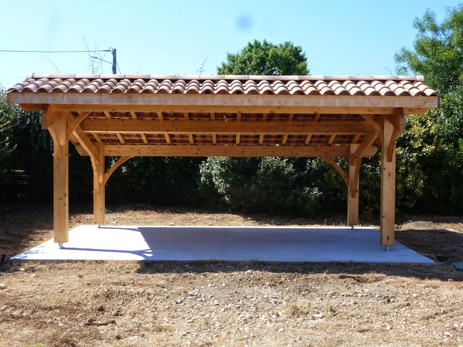 Abris de jardin bois / Carport voitures bois / Garage Bois