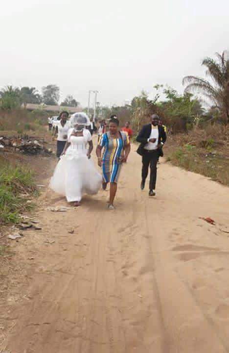 Bride Runs Out Of Church After Discovering That Groom Is Not A Chevron Staff He Claimed To Be