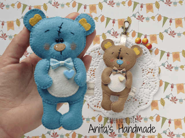 filc, felt, fieltro, feltro, miś, misio, misie, misiek, miś z filcu, mis z filcu, filcowy mis, filcowe misie, felt bear, felt teddy bear, oso de fieltro, urso de feltro, handmade, hand made, anita's handmade, anitas handmade, ręcznie szyty, recznie szyte, hobby, craft, felt craft, brelok z filcu, breloczek z filcu, brelok, breloczek, pendant, colgante, colgante de fieltro, rekodzielo, rękodzieło, jesień, jesien, autumn felt, kasztany