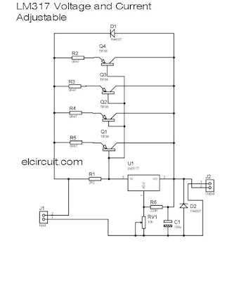 LM317 Adjustable Power Supply and Current Booster