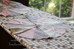 Make an ironing board cover in 10 minutes, without flipping, tracing or measuring. Tutorial by Make It Handmade! 