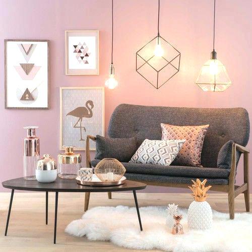 Add Pink Accents To Your Living Room For Brightness