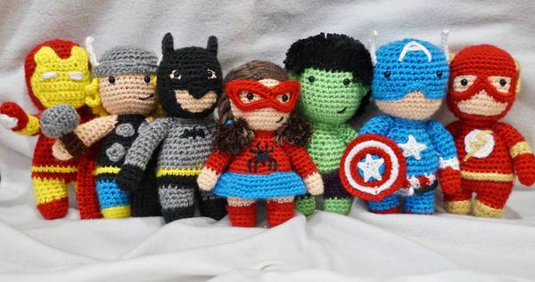 crochet superhero dolls pattern