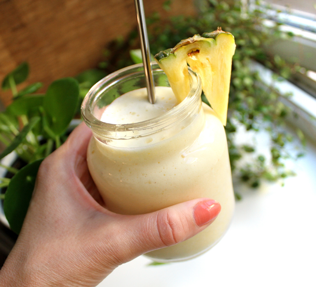 Ananas loaded daiquiri Veganmisjonen