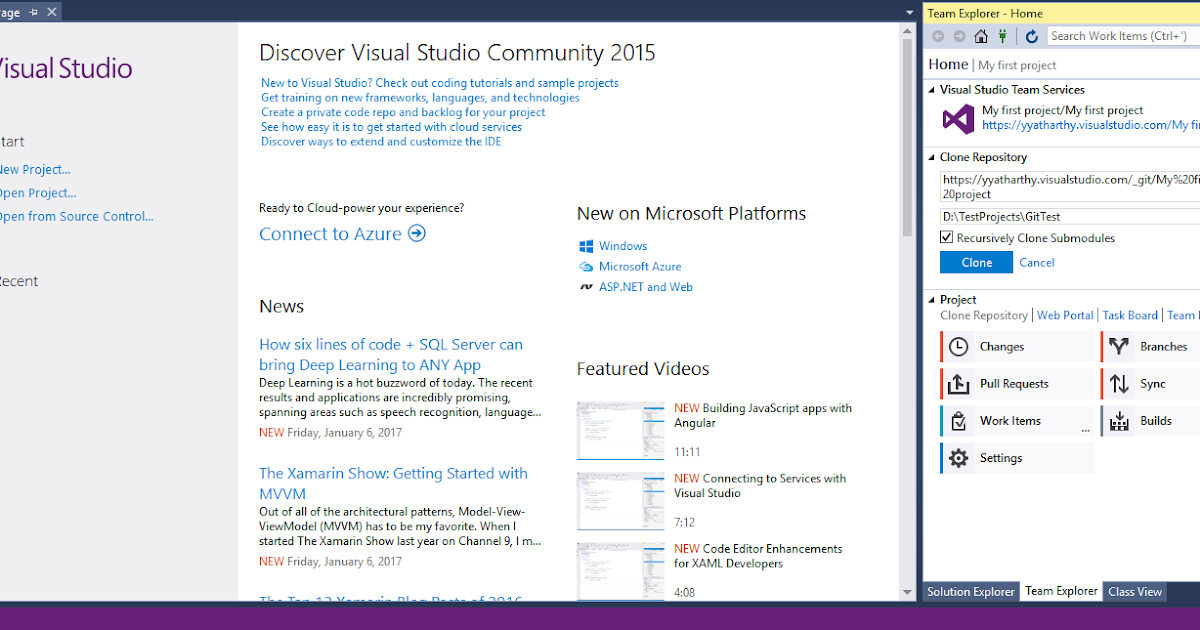 Get I.T. Going Using Git with VSTS