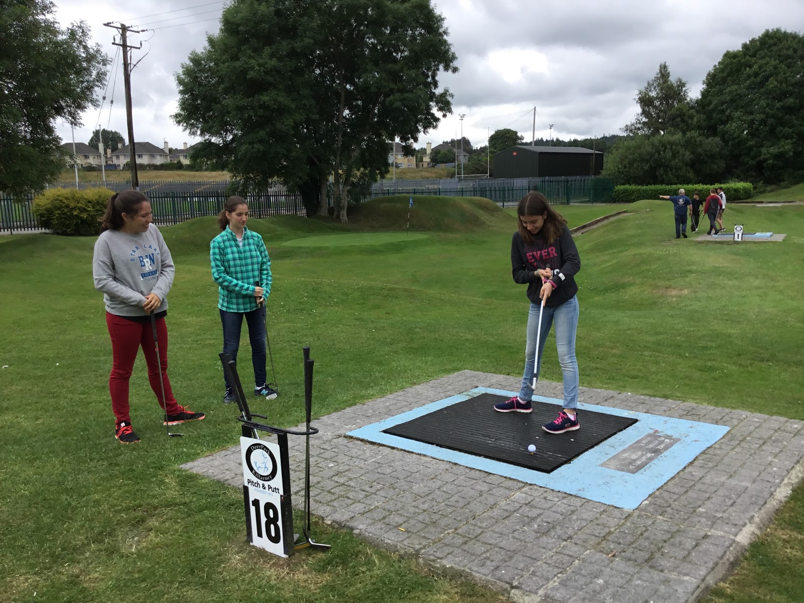 News from Killarney, Ireland PLAYING GOLF IN DEERPARK PITCH AND PUTT CLUB
