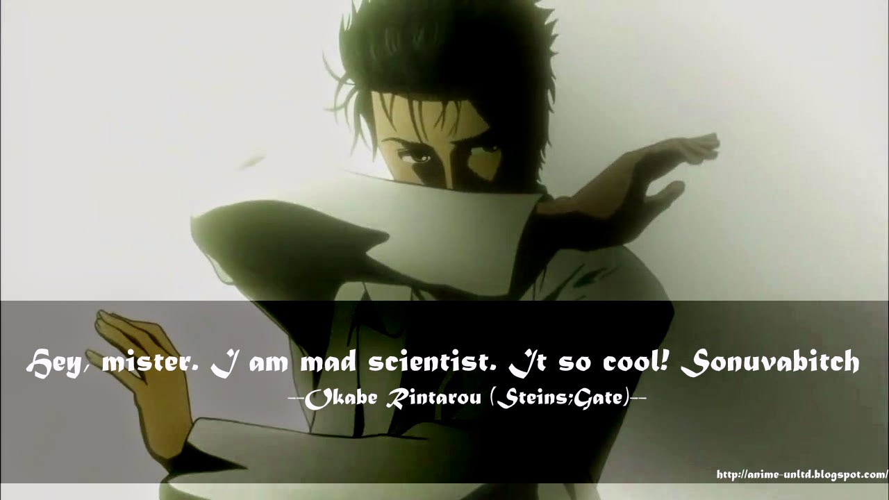 My Anime Review: Steins Gate Quotes