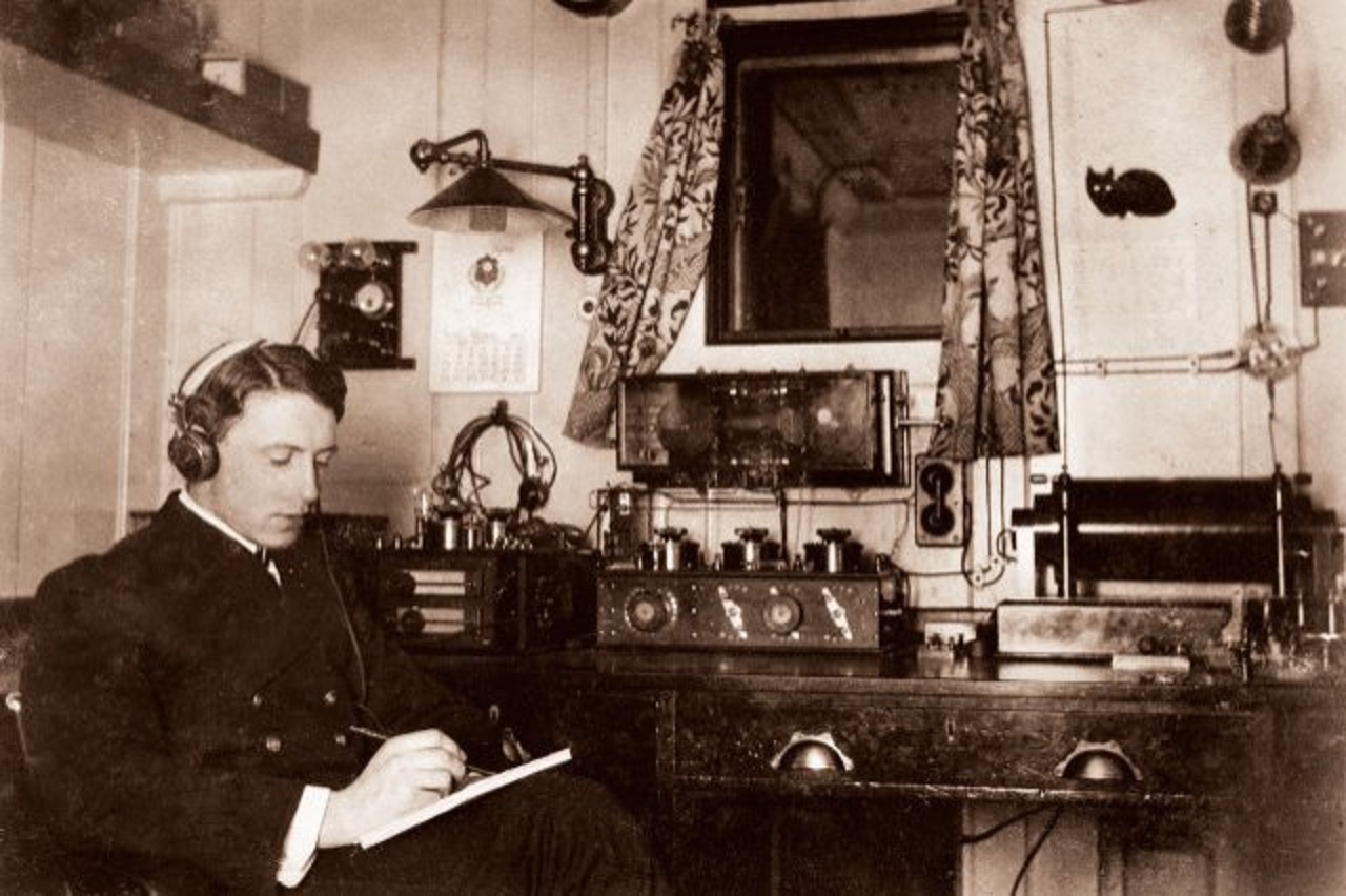 Marconi room. Wireless telegraph