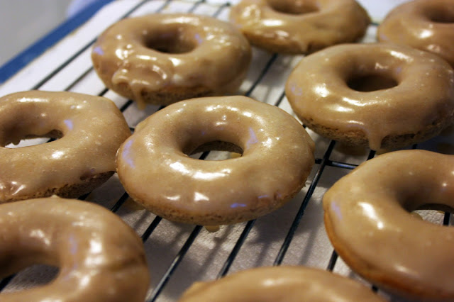 Baked Banana Donuts with Brown Butter Glaze by freshfromthe.com