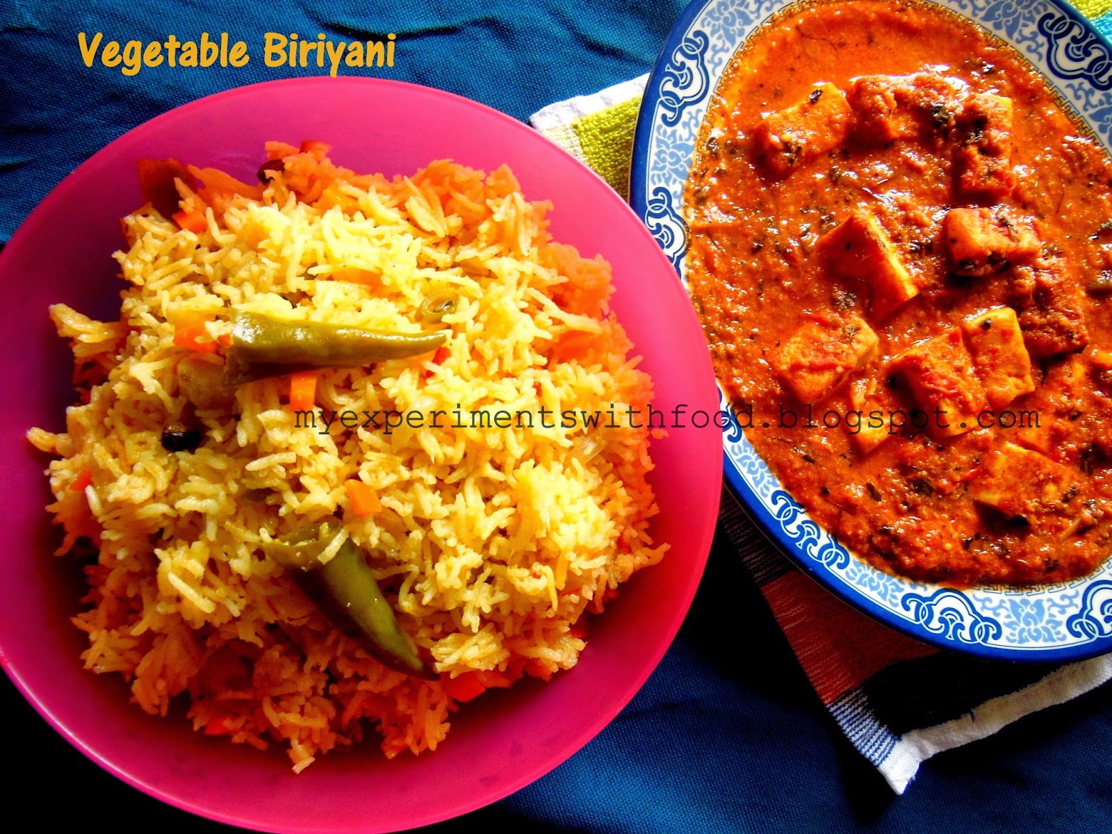My Experiments With Food: Easy Vegetable Biryani within minutes