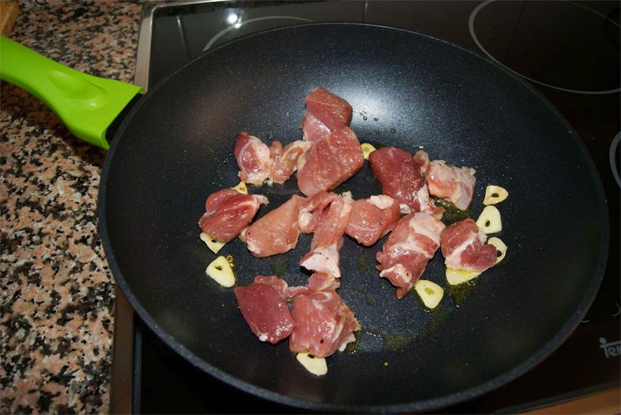 cerdo con chutney de fresas paso 4