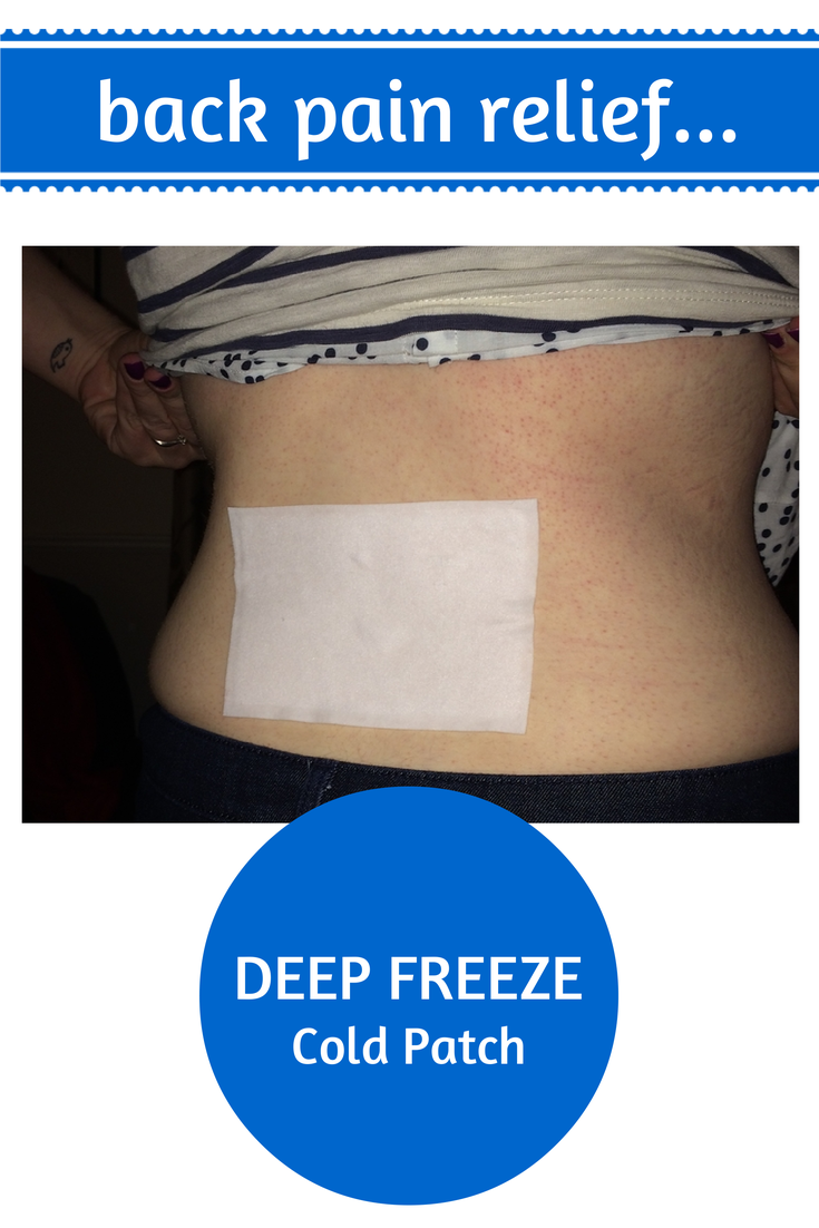 Mrs Bakes and Banter Coping with Back Pain Deep Freeze Cold