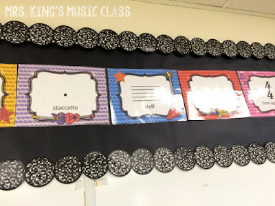 Music classroom set up and decorating ideas galore! Check out this article for ideas for decorations, bulletin boards, classroom organization, music class management, room set up strategies and more.  It is definitely more than just pictures of music classrooms and bulletin boards.  It is inspiration!