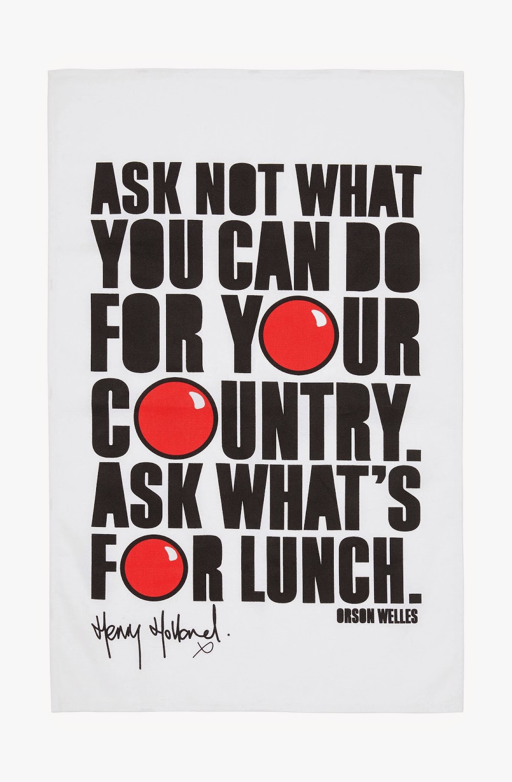 henry holland homsesense comic relief teatowel comic relief homesense tea towel
