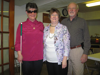 Laurel with Pastor and Mrs. Hanner at Zion UCC, Arthur, IL