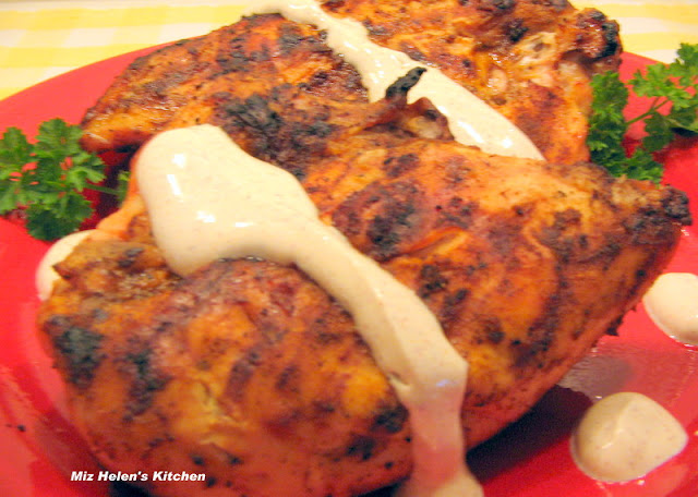 Grilled Chipotle Chicken with Chipotle Cream Sauce