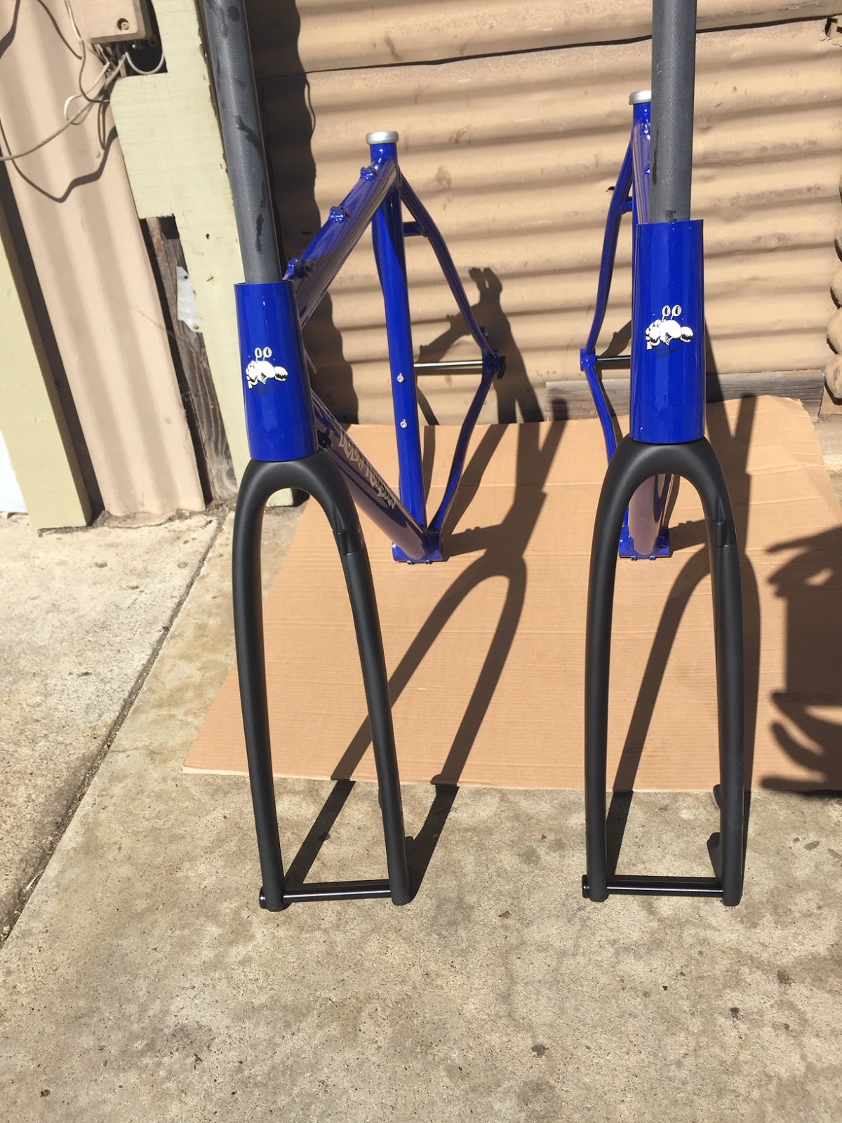 what's up in Santa Cruz: aluminum gravel frames for Bishop, Calif.