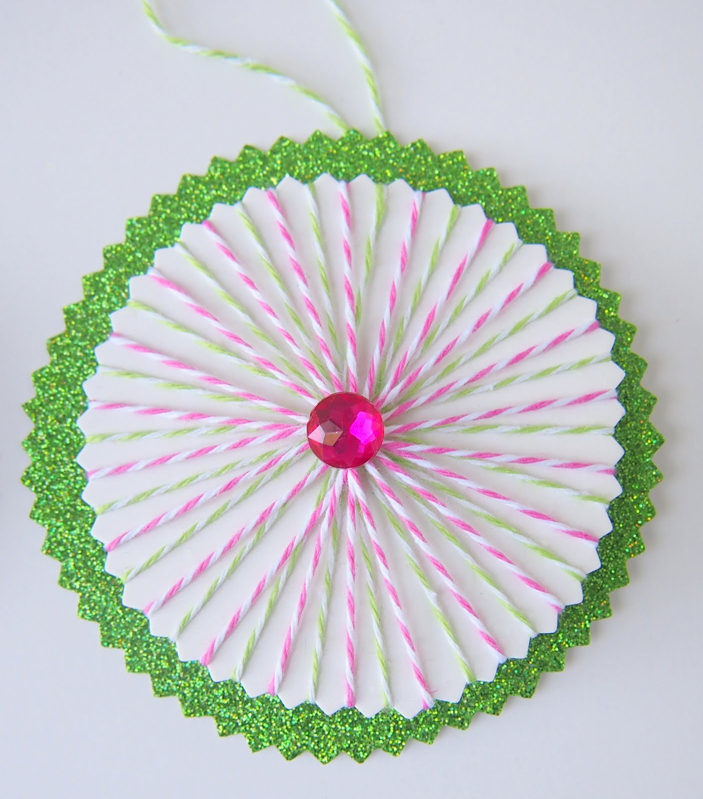 The Tiny Funnel Christmas String Ornaments