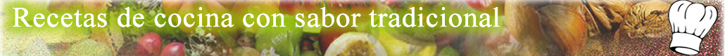 Recetas de cocina con sabor tradicional