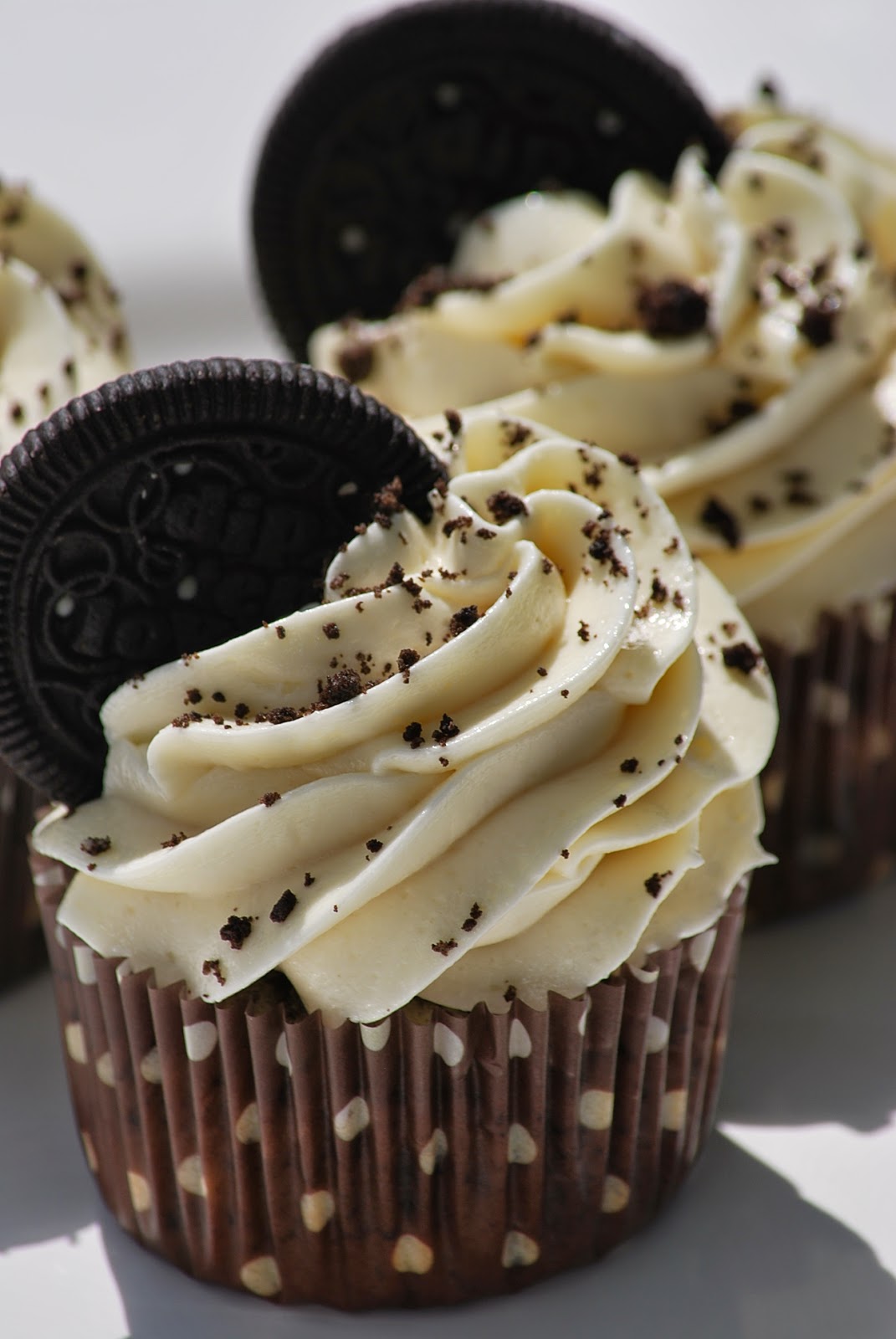 My story in recipes Cookies and Cream Cupcakes