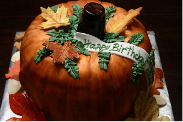 Pumpkin birthday cake decorating ideas