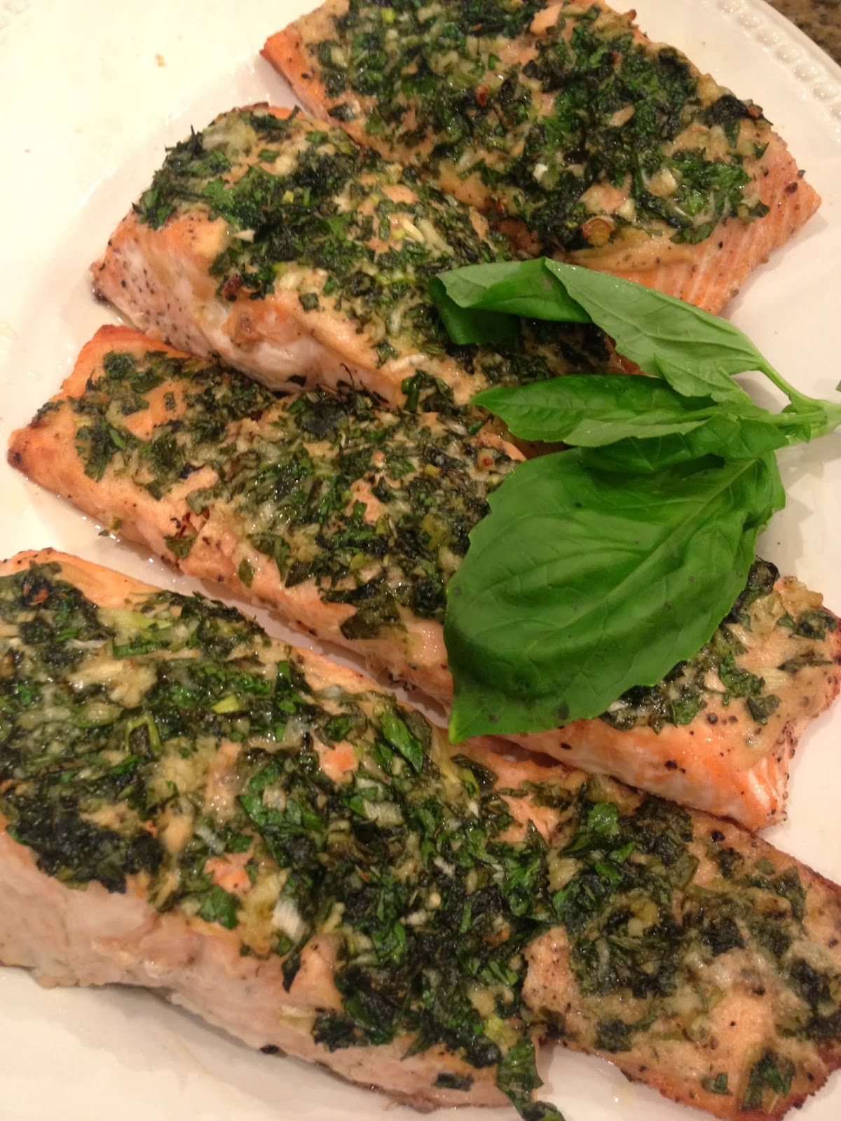 Little Magnolia Kitchen DIJON HERB CRUSTED SALMON