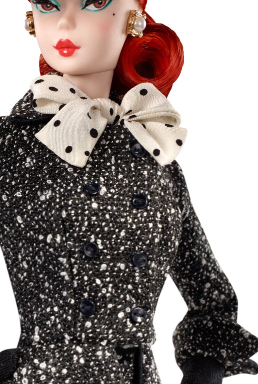 2017 SILKSTONE BARBIE **DRESS ONLY*** BLACK /&WHITE TWEED SUIT DRESS