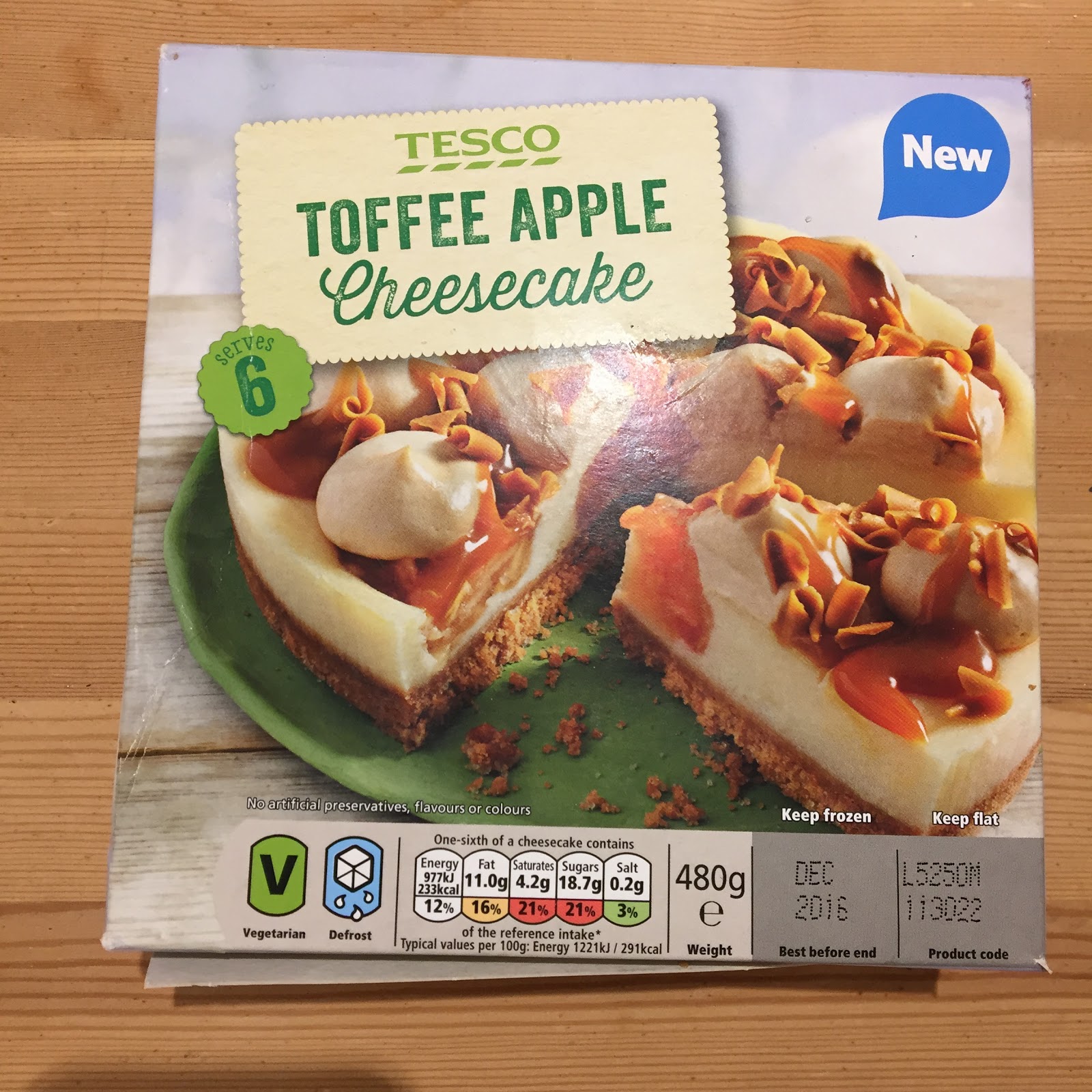 Archived Reviews From Amy Seeks New Treats New Toffee Apple Cheesecake