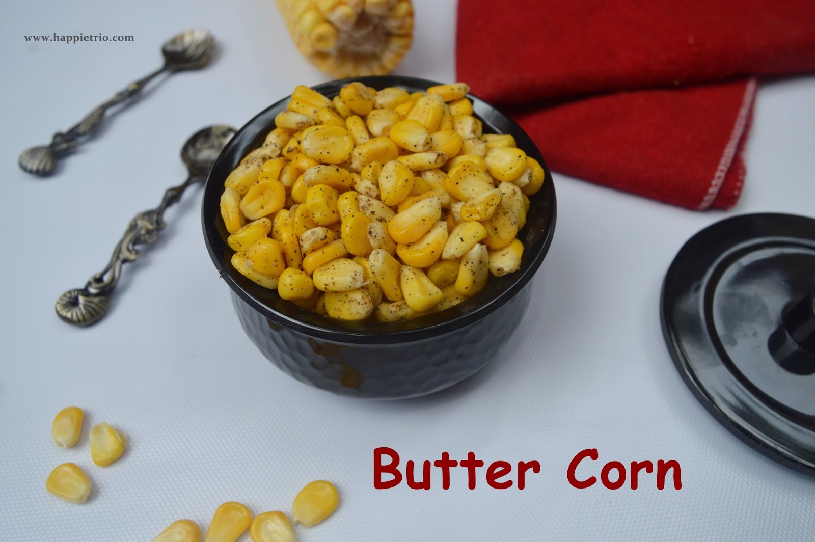 Buttered Sweet Corn Recipe Cup Corn Recipe Road side shop style
