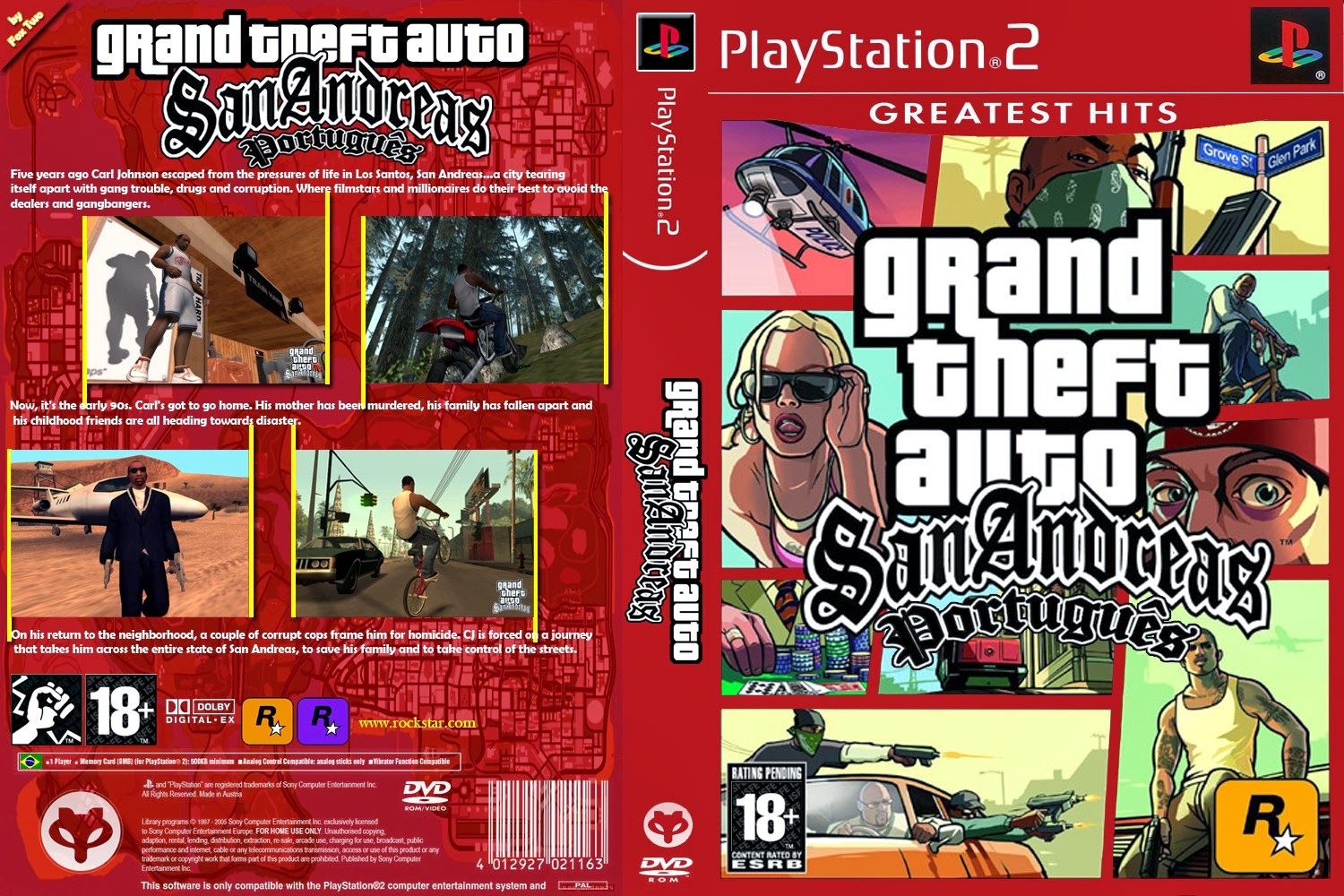 ▷ 150 Manhas GTA San Andreas ps2 - Inéditas 