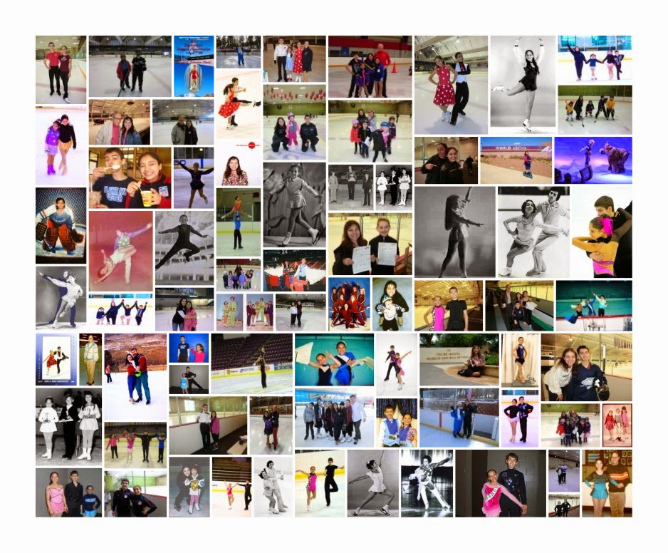 The Ice Skating Blades Continue to Turn Collage of Skating Photos!