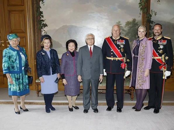 President Tony Tan Keng Yam of Singapore and his wife Mrs. Mary Tan in Norway