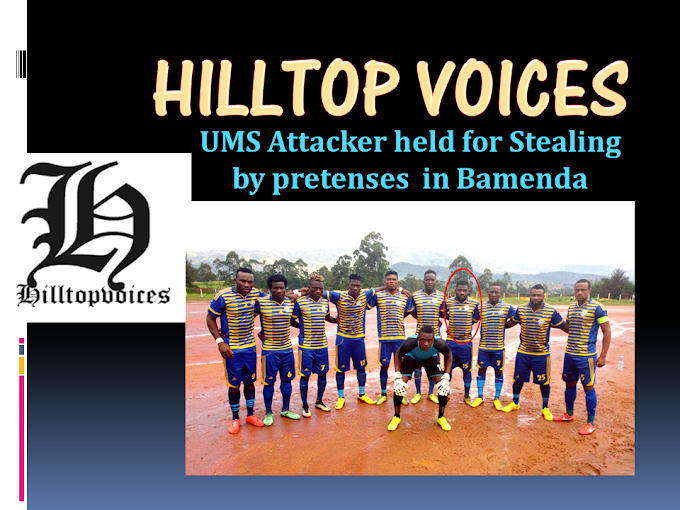 YOSA FC Bamenda sends message to dubious footballers: detains UMS Attacker Vidal Ayuk Tabi