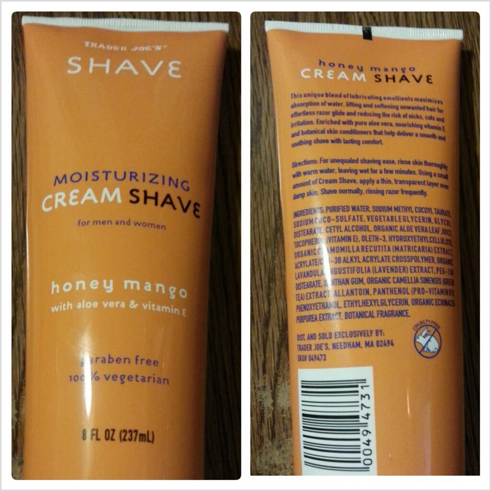 Shannon's Eye on Beauty Review Trader Joe’s Moisturizing Cream Shave