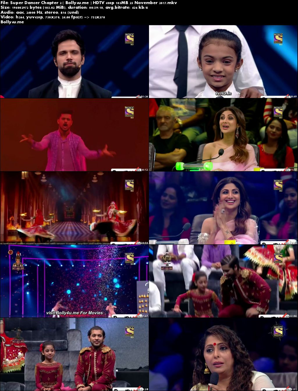 Super Dancer Chapter 2 HDTV 480p 180MB 25 November 2017 Download