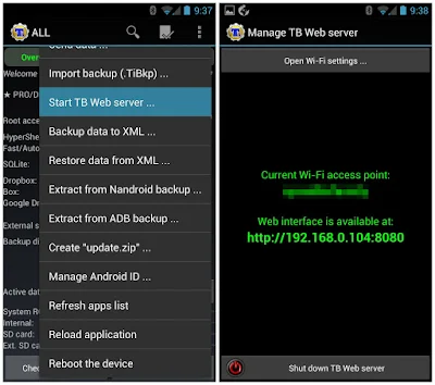تطبيق Titanium Backup 
