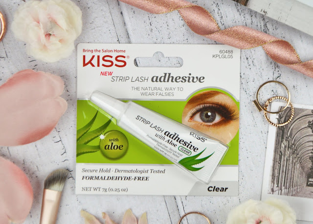 Kiss Strip Lash Adhesive with Aloe Vera Review, Lovelaughslipstick Blog