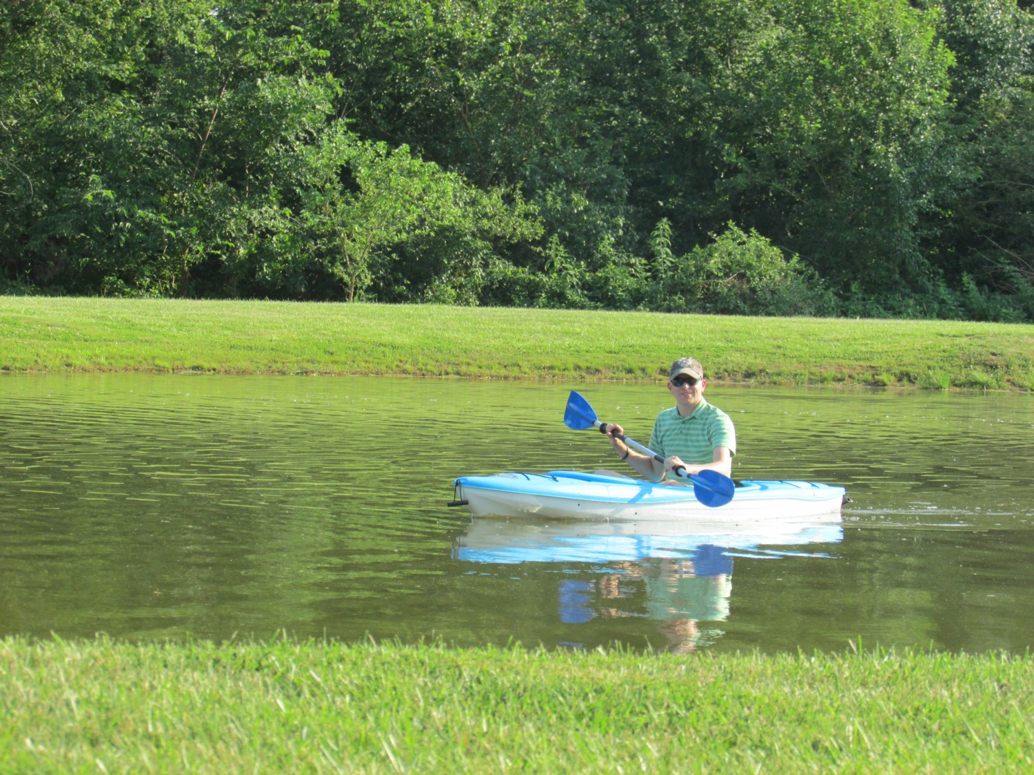 Murray & Candace's Adventures Kayaking on the Pond...